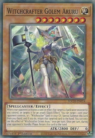 Witchcrafter Golem Aruru Structure Deck: Spirit Charmers Yu-Gi-Oh! card