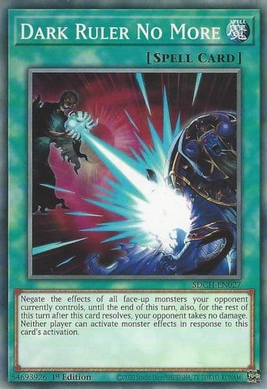 Dark Ruler No More Structure Deck: Spirit Charmers Yu-Gi-Oh! card