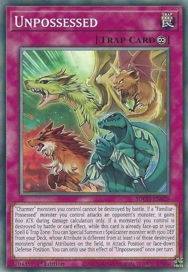 Unpossessed Structure Deck: Spirit Charmers Yu-Gi-Oh! card