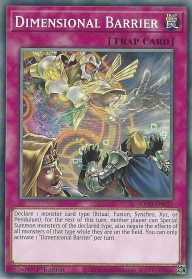 Dimensional Barrier Structure Deck: Spirit Charmers Yu-Gi-Oh! card