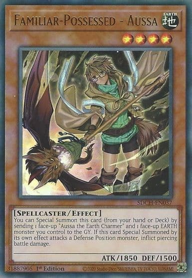 Familiar Possessed Aussa Alternate Art Structure Deck: Spirit Charmers Yu-Gi-Oh! card