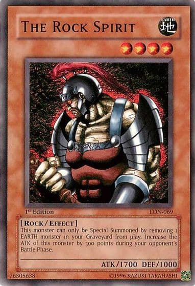 The Rock Spirit Labyrinth of Nightmare Yu-Gi-Oh! card
