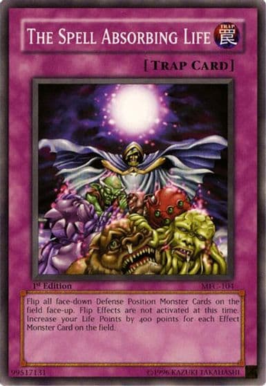 The Spell Absorbing Life Magician's Force Yu-Gi-Oh! card