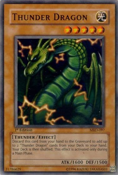 Thunder Dragon Metal Raiders Yu-Gi-Oh! card