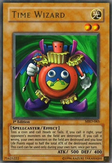 Time Wizard Metal Raiders Yu-Gi-Oh! card