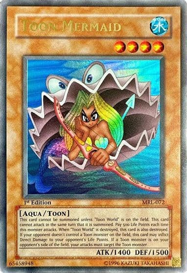 Toon Mermaid Magic Ruler Yu-Gi-Oh! card