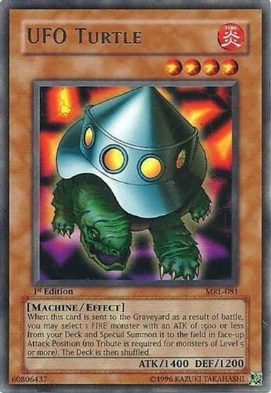 UFO Turtle Magic Ruler Yu-Gi-Oh! card