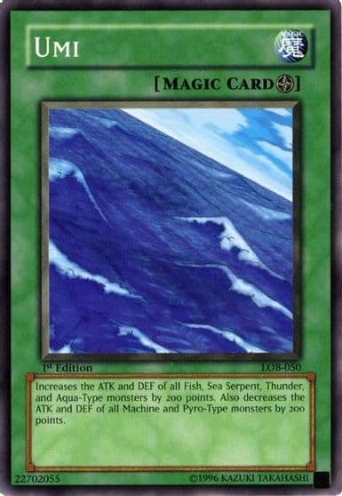 Umi The Legend of Blue Eyes White Dragon Yu-Gi-Oh! card