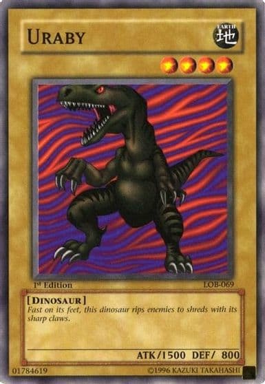 Uraby The Legend of Blue Eyes White Dragon Yu-Gi-Oh! card