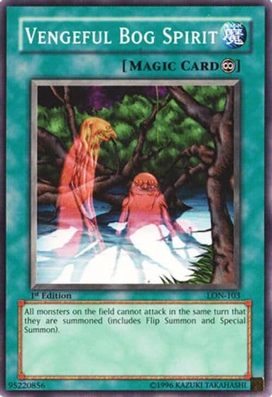 Vengeful Bog Spirit Labyrinth of Nightmare Yu-Gi-Oh! card