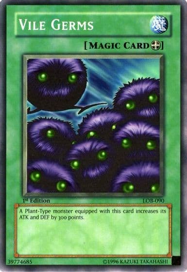 Vile Germs The Legend of Blue Eyes White Dragon Yu-Gi-Oh! card