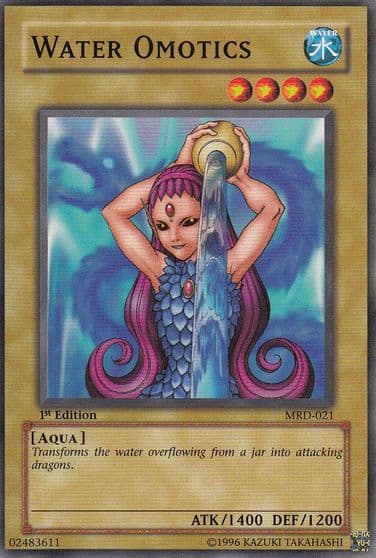 Water Omotics Metal Raiders Yu-Gi-Oh! card