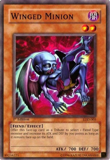 Winged Minion Legacy of Darkness Yu-Gi-Oh! card