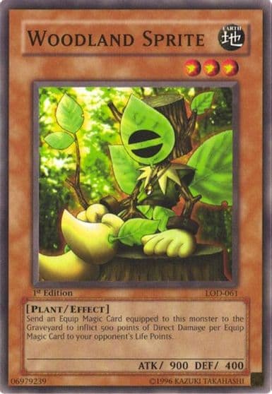 Woodland Sprite Legacy of Darkness Yu-Gi-Oh! card