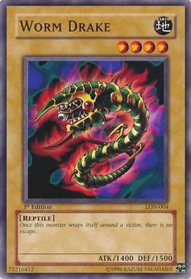 Worm Drake Labyrinth of Nightmare Yu-Gi-Oh! card