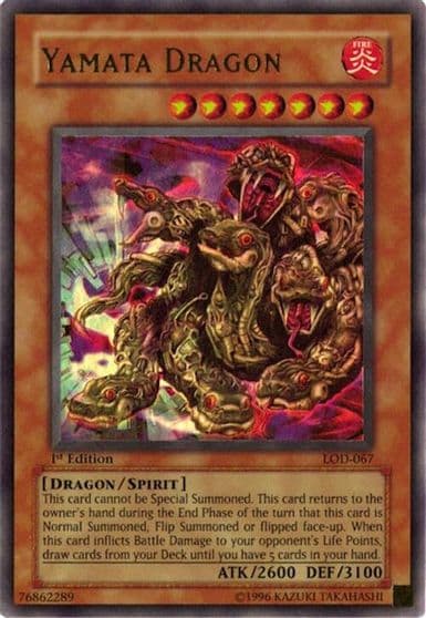 Yamata Dragon Legacy of Darkness Yu-Gi-Oh! card