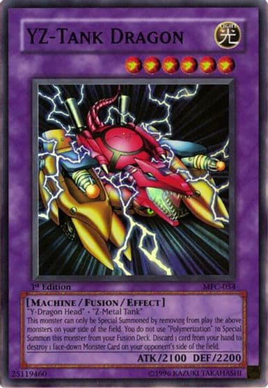 YZ Tank Dragon Magician's Force Yu-Gi-Oh! card
