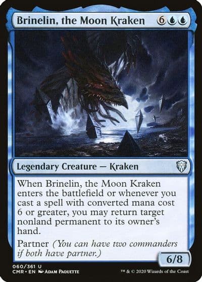 Brinelin the Moon Kraken Commander Legends Magic card