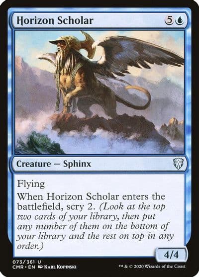 Horizon Scholar Commander Legends Magic card