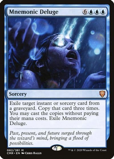 Mnemonic Deluge Commander Legends Magic card