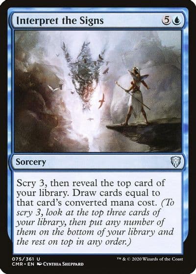 Interpret the Signs Commander Legends Magic card
