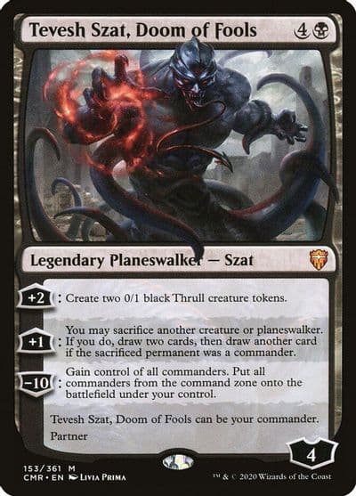 Tevesh Szat Doom of Fools Commander Legends Magic card