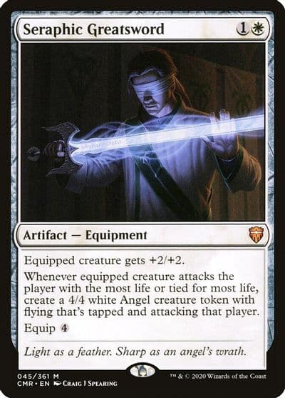 Seraphic Greatsword Commander Legends Magic card