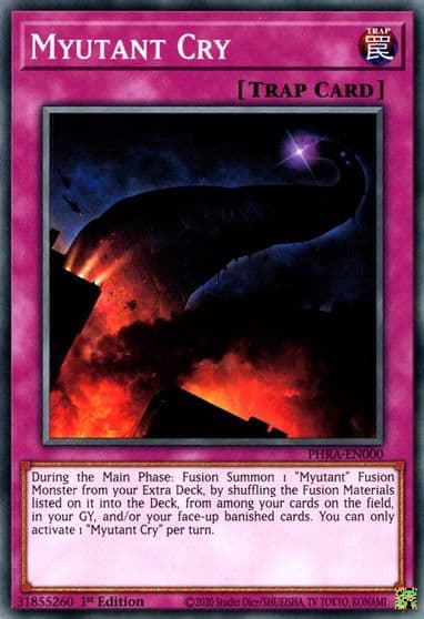 Myutant Cry Phantom Rage Yu-Gi-Oh! card
