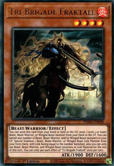 Tri Brigade Fraktall Phantom Rage Yu-Gi-Oh! card