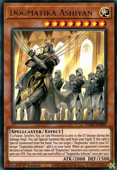Dogmatika Ashiyan Phantom Rage Yu-Gi-Oh! card