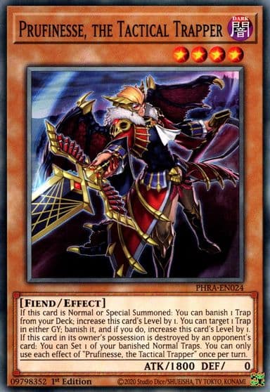 Prufinesse the Tactical Trapper Phantom Rage Yu-Gi-Oh! card