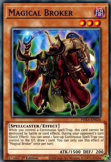 Magical Broker Phantom Rage Yu-Gi-Oh! card