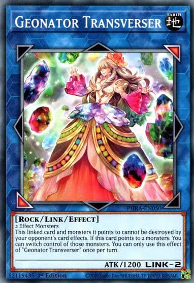 Geonator Transverser Phantom Rage Yu-Gi-Oh! card
