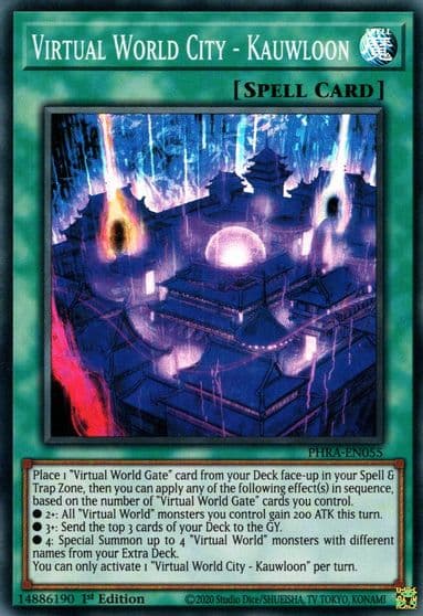 Virtual World City Kauwloon Phantom Rage Yu-Gi-Oh! card