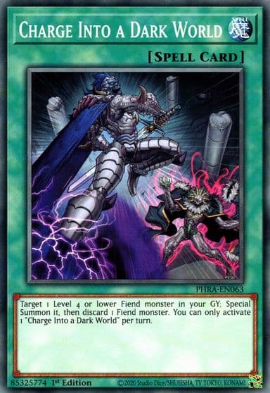 Charge Into a Dark World Phantom Rage Yu-Gi-Oh! card