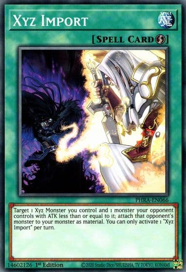 Xyz Import Phantom Rage Yu-Gi-Oh! card