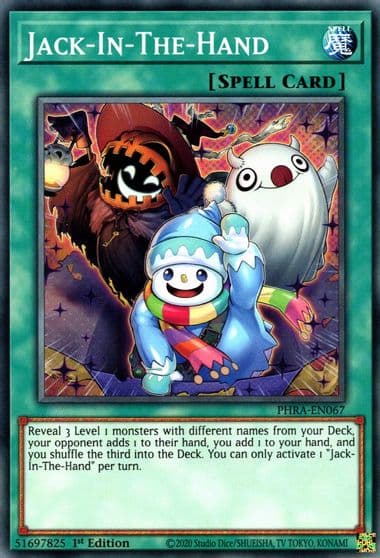 Jack In The Hand Phantom Rage Yu-Gi-Oh! card