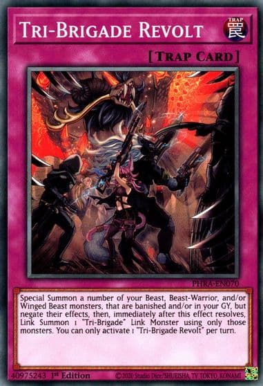 Tri Brigade Revolt Phantom Rage Yu-Gi-Oh! card