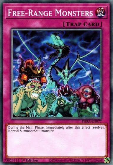 Free Range Monsters Phantom Rage Yu-Gi-Oh! card