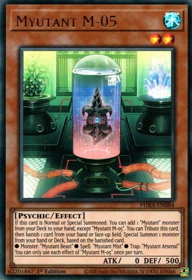 Myutant M 05 Phantom Rage Yu-Gi-Oh! card