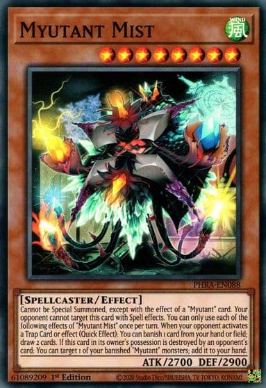 Myutant Mist Phantom Rage Yu-Gi-Oh! card