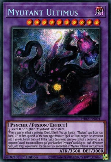 Myutant Ultimus Phantom Rage Yu-Gi-Oh! card