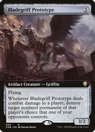 Bladegriff Prototype Extended Art Commander Legends Magic card
