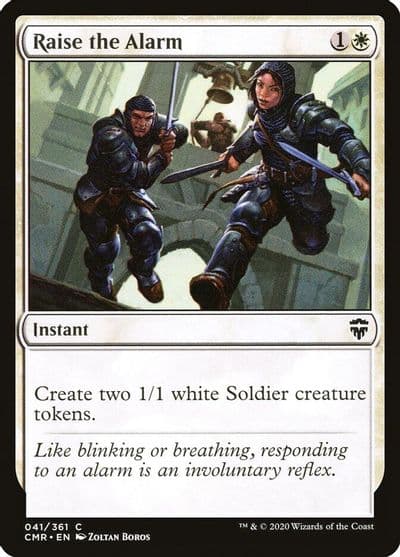 Raise the Alarm Commander Legends Magic card