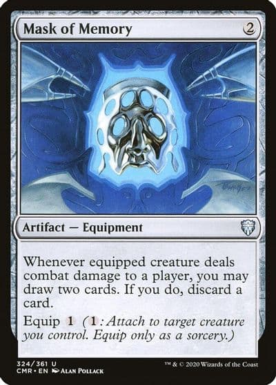 Mask of Memory Commander Legends Magic card