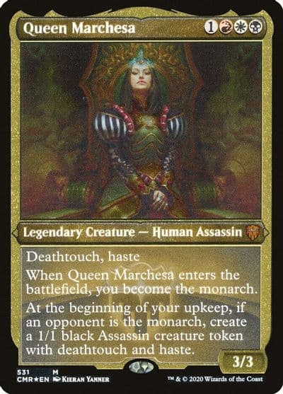 Queen Marchesa Foil Etched Commander Legends Magic card