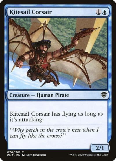 Kitesail Corsair Commander Legends Magic card