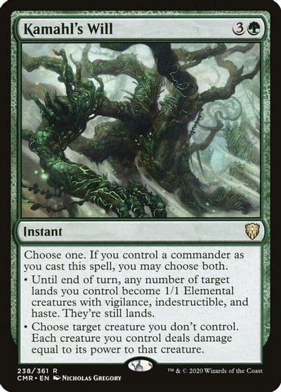 Kamahls Will Commander Legends Magic card
