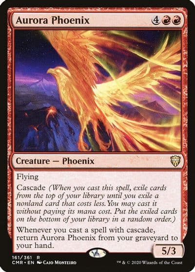 Aurora Phoenix Commander Legends Magic card