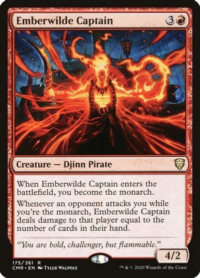 Emberwilde Captain Commander Legends Magic card